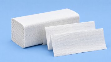 Folded paper towels