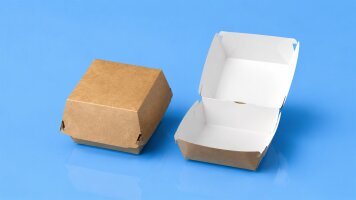 Hamburger Box Kraft