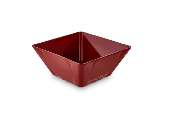 Bol carré en mélamine | 30x30x12,5cm | Rouge | Setta Bowl | CODE 509 | Atlas Code:728R