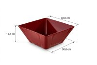 Bol carré en mélamine | 30x30x12,5cm |...