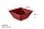 Melamine square bowl | 19,5x19,5x8cm | Red | CODE 507 | Atlas Code 726R
