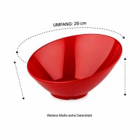 Melamin Schale oval | 29cm | Rot | Axis Bowl | CODE 624