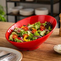 وعاء ميلامين بيضاوي | 24cm | أحمر | Axis Bowl | CODE 623