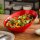 وعاء ميلامين بيضاوي | 24cm | أحمر | Axis Bowl | CODE 623