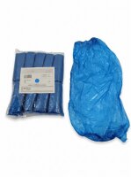 PE-Einweg Ärmelschoner | Blau | 40cm | mit Gummizug...
