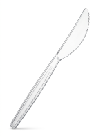 Plastic knife | Reusable | Premium | Transparent 1000 pcs...