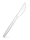 Plastic knife | Reusable | Premium | Transparent 1000 pcs / carton | (20x50)