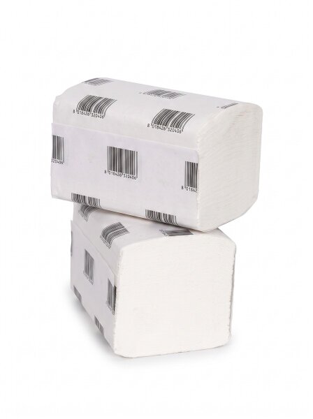 Bulkysoft napkins "System One" | 2-ply | 21x16-1 / 2 | Cellulose pulp | White | 4000 pcs / carton | (20x200)