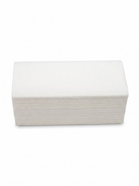 Folded paper towels | White | Cellulose | 2-ply | V-fold | 24x21cm | 3200 pcs / carton | (20x160)
