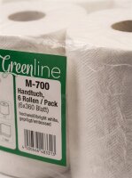 Mama Greenline havlu | 6 rulo / paket | (6x360 yaprak) | Göbek ölçüsü: 60mm