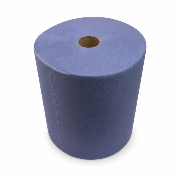 Putztuchrolle | 35cm | Blau | 2-lagig | 2 Rollen / Pack | 300 meter | (2×826Blatt)