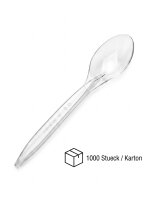 Plastic spoon | Reusable | Premium | Transparent 1000 pcs...