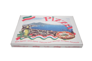 Pizza box | White | 60x40x5cm | 50 pcs / pack