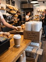 Deksel voor koffiebekers 90mm | 1000 stuks / doos | (10x100)