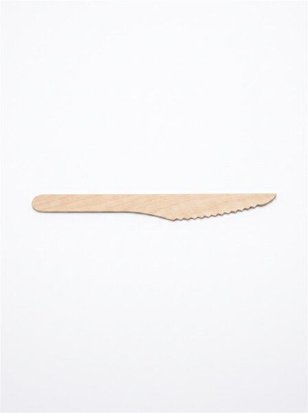 Couteau 165 mm | Bois | 2000 pièces / carton | (20x100)