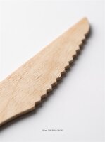 Couteau 165 mm | Bois | 2000 pièces / carton | (20x100)