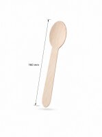 Spoon 160mm | Wood | 2000 pcs / carton | (20x100)