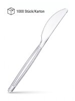 Plastic knife | Reusable | Premium | Transparent 1000 pcs...