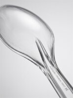 Plastik Löffel | Mehrweg | Premium | Transparent 1000 Stück / Karton | (10x100)