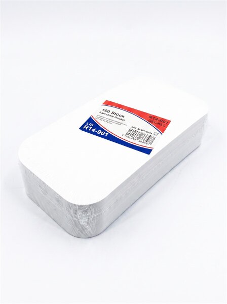 Deckel für Aluschale R14-901 | 1000 Stück / Karton | (10x100)