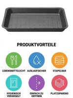 XPS Absorbierende Schaumschale A39 | schwarz |...