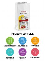 Heat-retaining bags | 1 / 1 | Chicken | 3-ply | With aluminium lining | (Max -Moritz) | 1000 pcs / carton