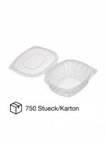 VP Klappschale Oval | 375 ml | 750 Stück / Karton |...