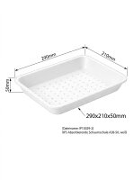 XPS Absorbierende Schaumschale A38-50 | weiß |...