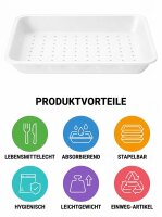 XPS Absorbierende Schaumschale A38-50 | weiß |...