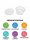 Feinkostbecher Dressing Box (Saucecup) - 80 cc | Kombi-Verp transparent mit transparent Deckel | 500 Stück / Karton