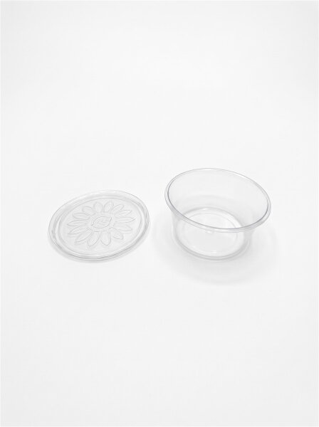 Microbox (butter pot) | 30 cc | Combination pack | Transparent with transparent lid | 500 pcs / carton