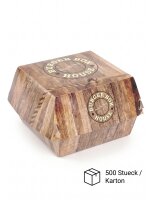 Hamburgerbox | Kraft | Wood Design-M | 500 stuks / doos |...