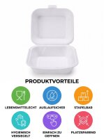Hamburgerbox IP7- wit | 500 stuks / doos | (5x100) | 14553