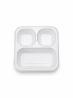 Barquette repas | 603 Gr | Compartiment A3 | Blanc |...