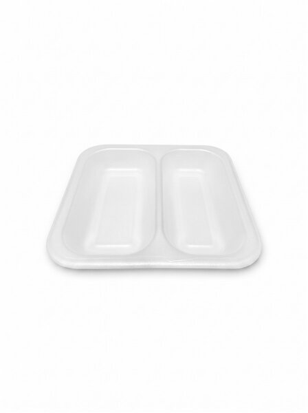 Meal tray | 602 Gr | A2 compartment | White | (4x50) | 602