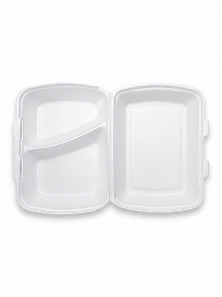 Meal box | IP4 | 1682x | 2-compartment | White | Laminated | 200 pcs / carton | (2x100)