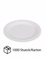 Pappteller-18 rund | Durchmesser 18cm | 1000 Stück /...