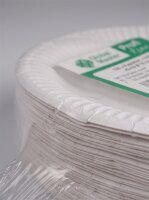 Paper plates-18 round | Diameter 18cm | 1000 pcs / carton