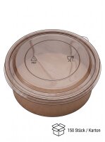 Salatbox Kombi | 500 ml | Kraft | 150 Stück / Karton