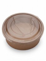 Salatbox Kombi | 1300ml | Kraft | 150 Stück / Karton