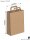 Paper carrier bags-brown | 22+10x28cm | 250 pcs / carton