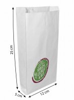 Bakery bags type 418 | 12+5x25cm | With neutral | Dr Krp...