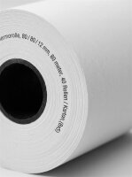 Thermal roll | 80 / 80 / 12 mm | 80 metres | 40 rolls / carton | (8x5 )