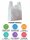 Sacs bretelles - BLANC - Elite | HDPE en bloc | 30x18x55cm | 1000 pièces / carton (10x100)