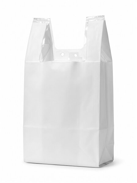 Hemddraagtassen | HDPE | Geblokt | 30x16x52 cm | Pak van 2000
