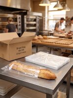 Brotbeutel | LDPE | lose | 37x41+4cm | Hochtransparent | 10kg / Karton (16x100)