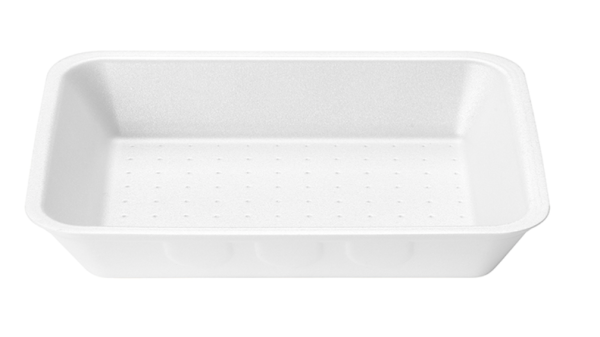 XPS absorbent foam tray A19A | White | 230x182x40mm | 400 pcs/sack