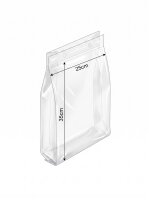 Koparmalı poşet LDPE | Bloklu | 25x35cm | Şeffaf | 1000...
