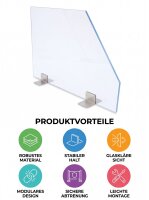 Plexiglas partition | 65x40cm | Wall thickness 5mm