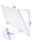 Plexiglas partition | 80x20cm | Wall thickness 5mm
